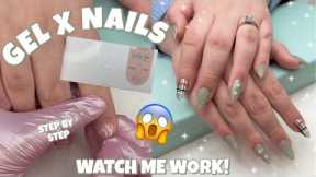 HOW TO DO GEL X NAILS LIKE A PROFESSIONAL | WATCH ME WORK | STEP BY STEP | NAIL PREP INCLUDED