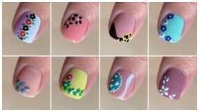 10 Easy nail art designs with household items || New nail art designs ideas