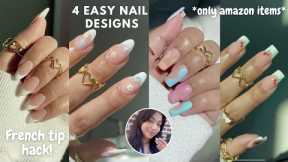 Struggling with Nail Art? 😭 How to do a French Tip Hack & Easy Nail Art for Beginners 💅🏼