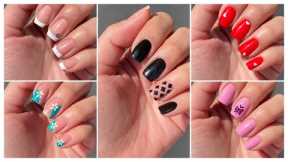 5 Easy minimal nail art designs for beginners || New nail art designs 2024