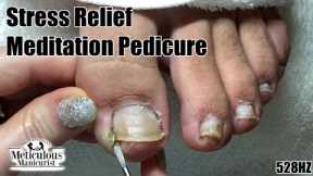 Satisfying Pedicure Toenail Cleaning Feet Meditation, Healing, Stress Relief 528 hz No Talking