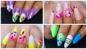 Beautiful Flower Nail Art Ideas Compilation | Ombre Nails Tutorial