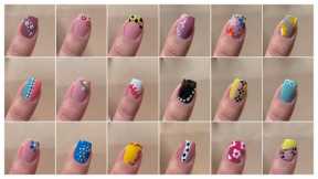 25+ Easy nail art designs tutorial at home || Beautiful nail art designs compilation