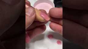 Learning Beginner Extreme Low Odor Acrylic Nails - Vertical Video