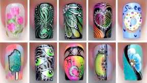 Coolest Nail Art Design 🌟 New Nails Art Ideas 🍉 DIY Nail Polish Tutorial