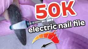 Thick Nails Product removal with 50.000 RPMs 💨 Electric nail file by Saviland