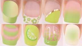 EASY LIME GREEN NAIL DESIGNS | new nail art designs compilation 2024, summer nail art