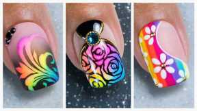 New Rainbow Colors Nail Art Ideas 2024 | Best Compilation For Short Nails