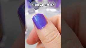 💅 this nail polish trick will save your sloppy manicure 😅 #nails
