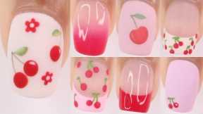 Spring/Summer nail art designs 2024 | best nail art compilation, cherry inspired fruit nails