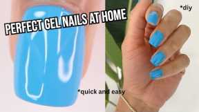 How to do the perfect gel manicure at home | step by step gel nail tutorial, make gel last longer