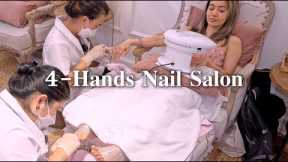 ASMR 💅 4 Hands Pedicure & Manicure at Luxury Beauty Salon in Ho Chi Minh City, Vietnam