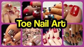 100 Images Of Toe Nail Art Ideas | Easy Toe Nail Art Designs For Beginners |Examples Of Toe Nail Art