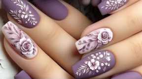 Easy Nails Art Design 2024 | Nail Art Transformation from Simple to Fa...