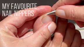 Pedicurist explains how to clip your toenails with nail nippers