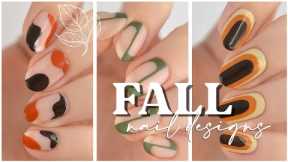 MINIMALIST FALL NAIL ART 🍂 3 Trendy & Fun Nail Art Designs