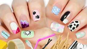 New Nail Art 2023 Fun & Easy Nail Art Designs Using HOUSEHOLD ITEMS!