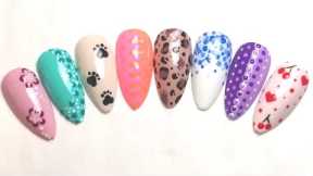 NAIL ART: 8 Different Beginner Dotting Tool Gel Designs