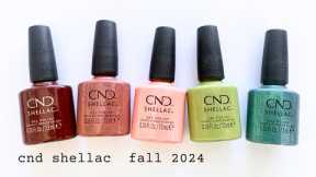 Swatching CND Shellac Fall 2024 (Dynamic Duality)