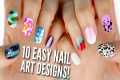 10 Easy Nail Art Designs for