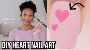 Valentine’s Day nails! How to draw the perfect heart, step by step nail art tutorial for beginners