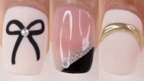 easy minimal nail designs, New Years Eve nail art