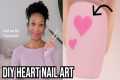 Valentine’s Day nails! How to draw