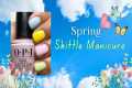 Spring Skittle Manicure Nails