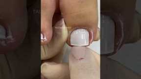 ASMR French manicure white talitacardozo