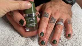 Guy's manicure with Revlon Ultra HD Snap