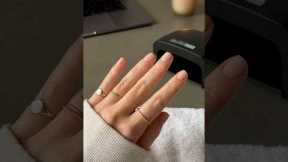 How To Simple At Home Minimal Manicure 💗 DIY Neutral Gel Nails