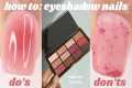 how to do aura ombre nail art using
