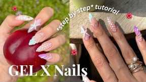how to *glow up* your nails this summer  | Gel X Nails tutorial *Beetles*